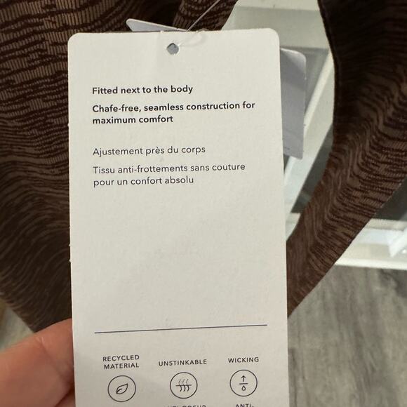 NWT Athleta Flurry Seamless Turtleneck "Wren Rustic Beige" Size XS - Picture 12 of 12